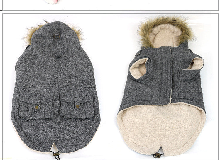 High-grade Thermal Cotton Pet Dog Cat Clothes