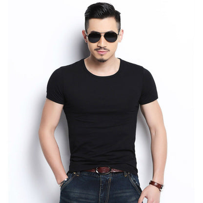 Round neck short sleeve t-shirt summer