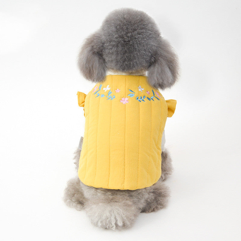 New Style Pet Cotton Vest For Autumn And Winter