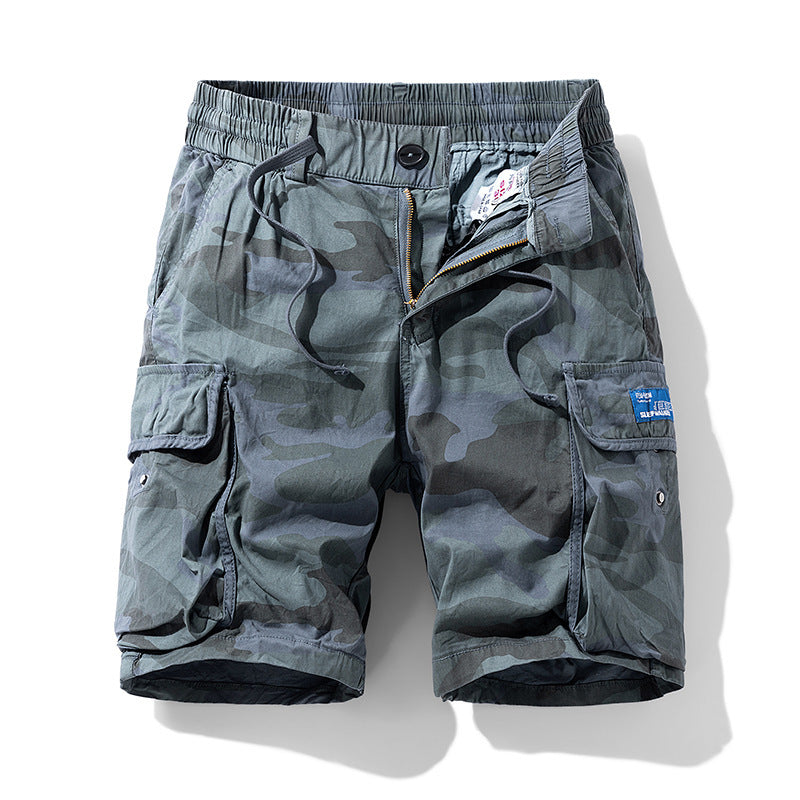 Camouflage New Work Clothes Sports Shorts Men