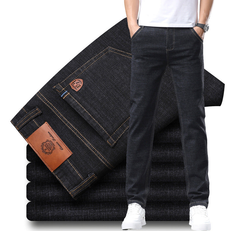 Loose Elastic Middle-aged Casual Long Pants