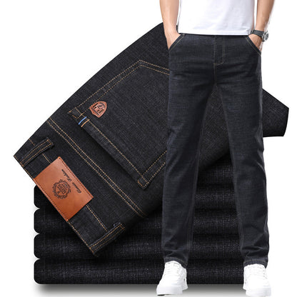 Loose Elastic Middle-aged Casual Long Pants