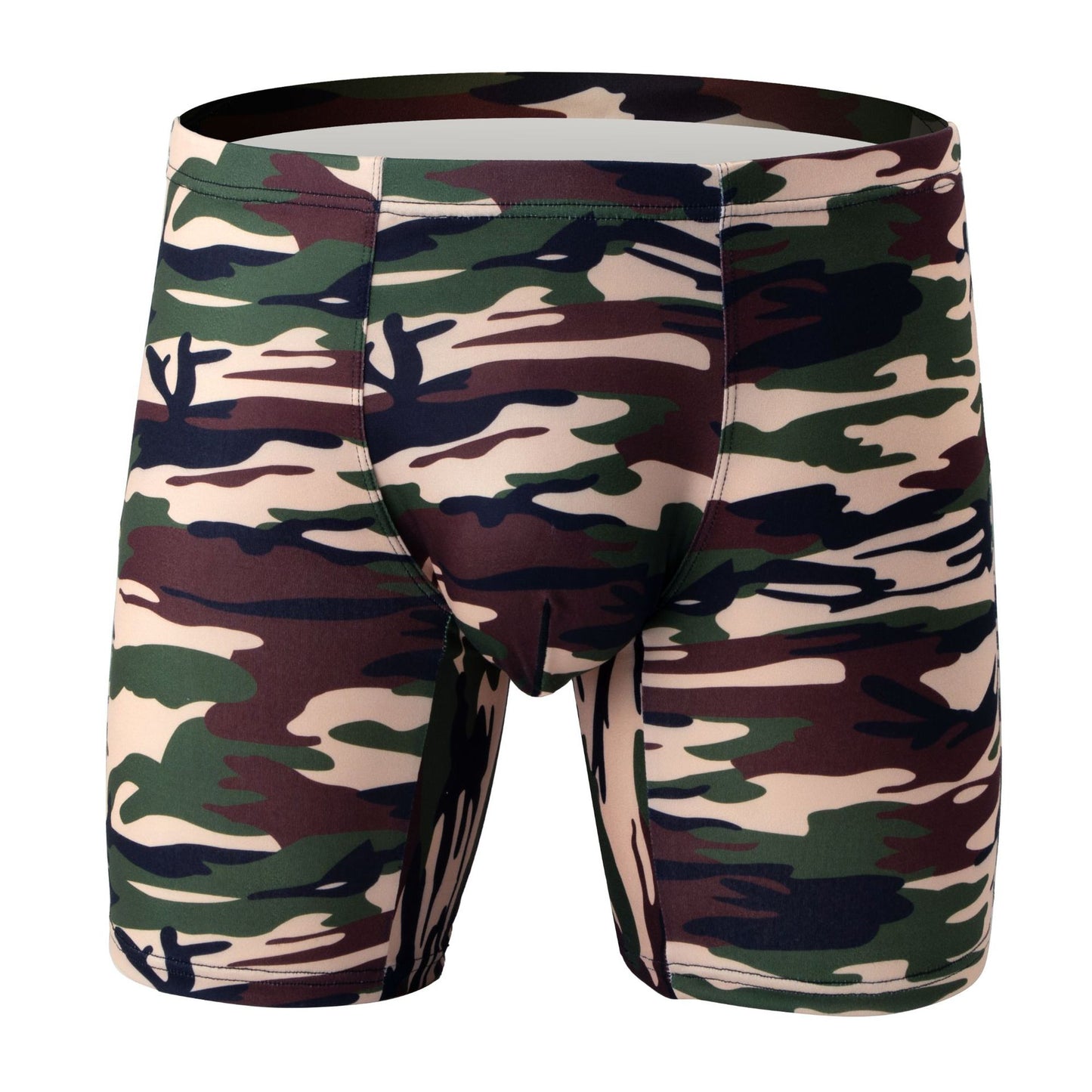 Men's Camouflage Loose U Convex Casual Sports Boxers