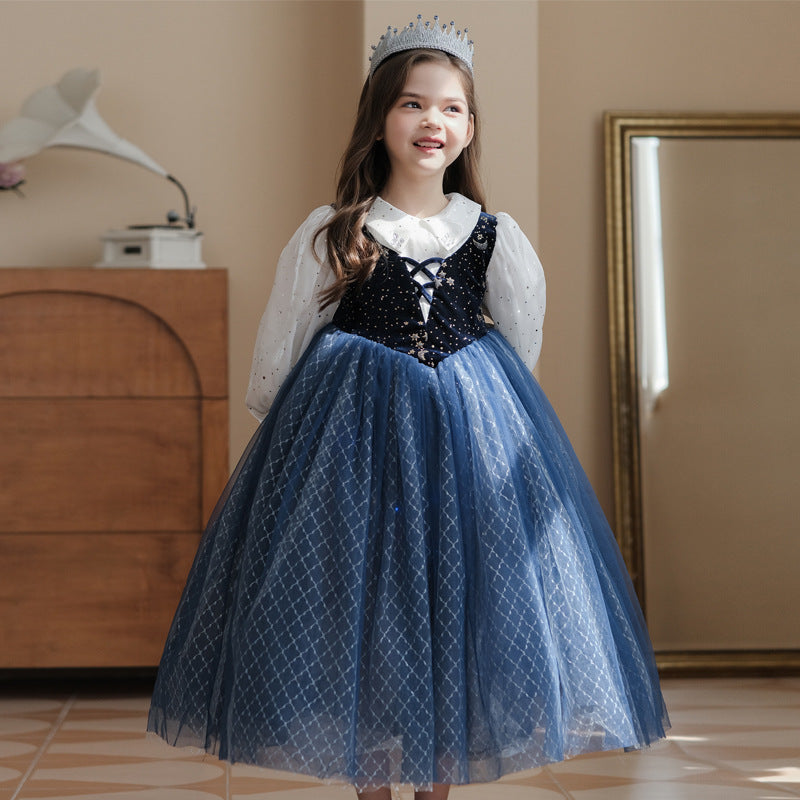 Girls Dress Tulle Skirt Children's Halloween Performance Costume