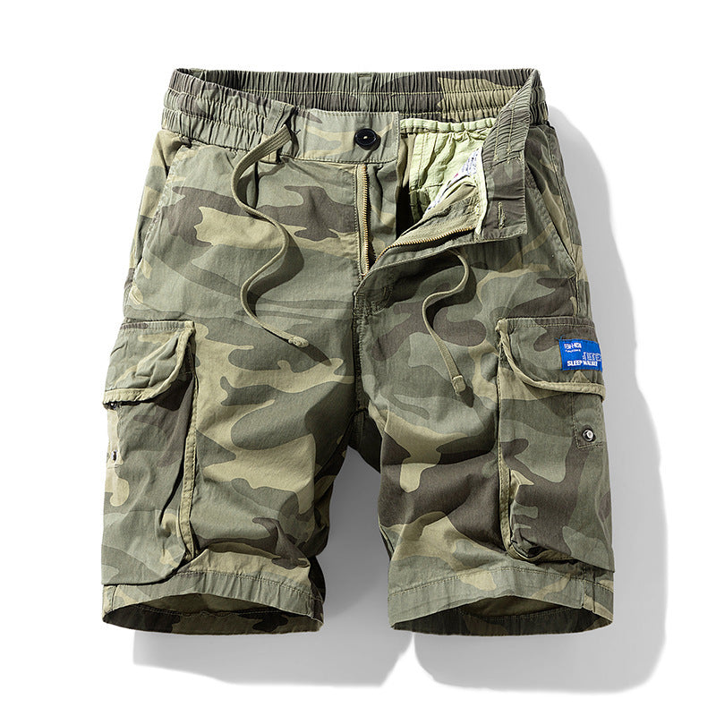 Camouflage New Work Clothes Sports Shorts Men