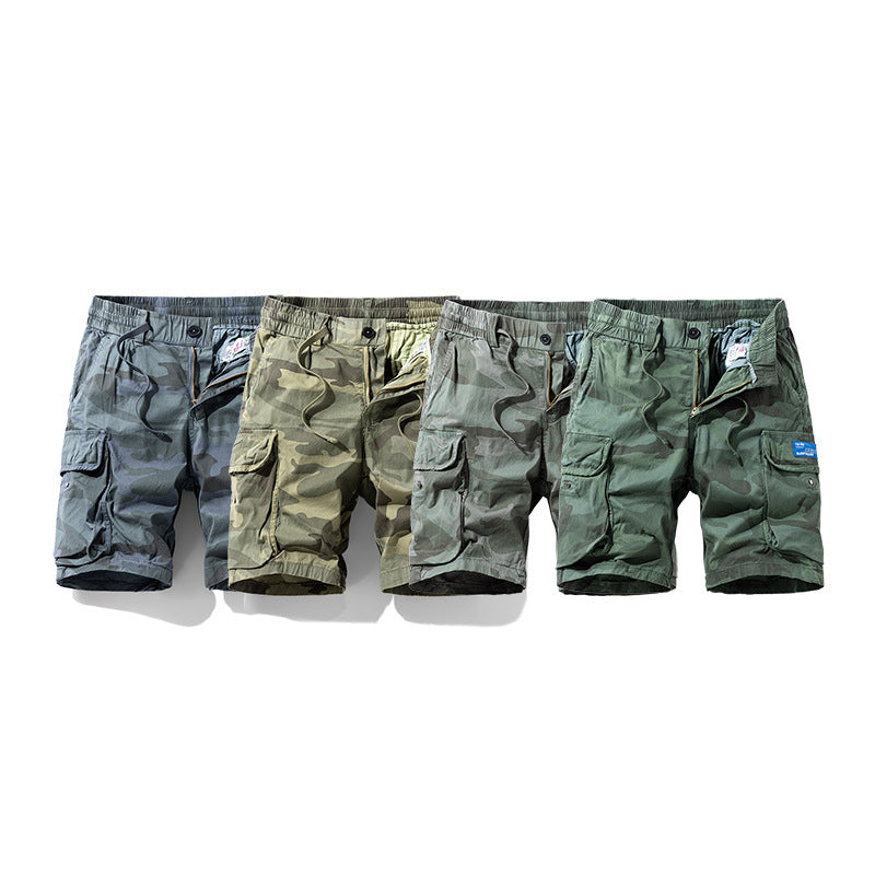 Camouflage New Work Clothes Sports Shorts Men