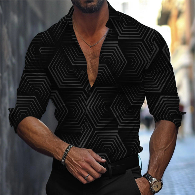 Design Fashion 3D Digital Printing Shirt