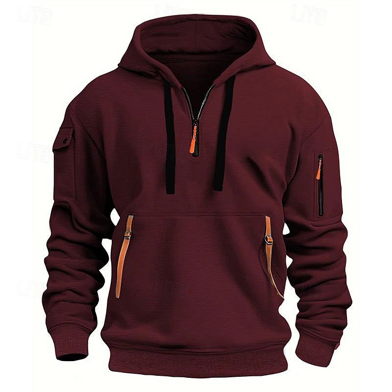 Sweat Homme Zip Multi-poches Sports