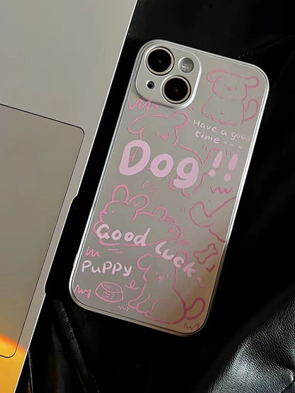 Silver Electroplated Phone Case Silicone