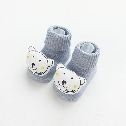 Baby Socks Dispensing Glue Non-Slip Loose Baby Socks Children Floor Socks