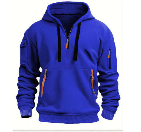 Sweat Homme Zip Multi-poches Sports