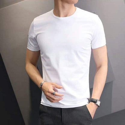 Fashion Summer Color Men's Short Sleeve T-Shirt