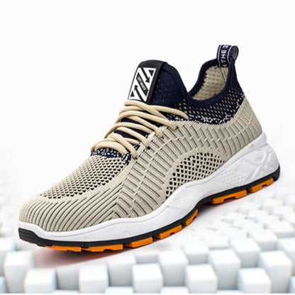 Sports Casual Shoes Korean Style Trendy Breathable Flying Woven Single Shoes