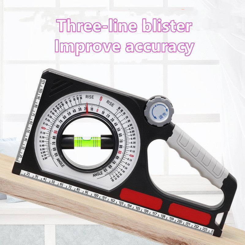 Slope Ruler Magnetic Multi-function Level Measuring Instrument High Precision