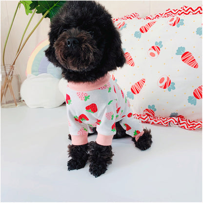 Pet Pure Cotton Cat Strawberry Clothes Sweater