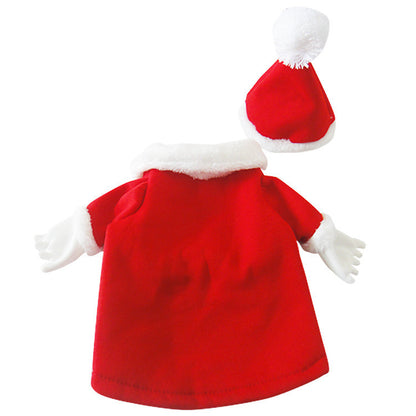 Three Dimensional Christmas Suit Hat Transform Dog Clothes