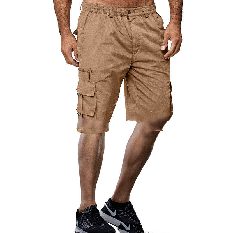 Men's Multi-pocket Cargo Shorts Loose Outdoor Casual