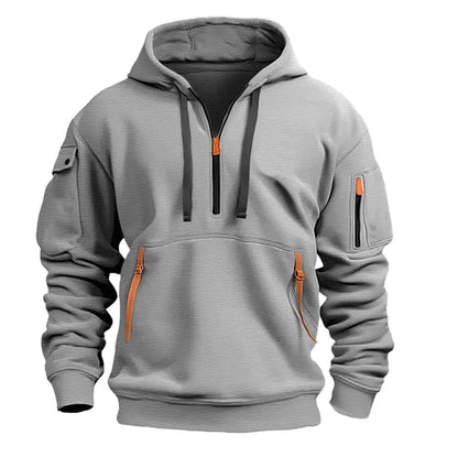 Sweat Homme Zip Multi-poches Sports