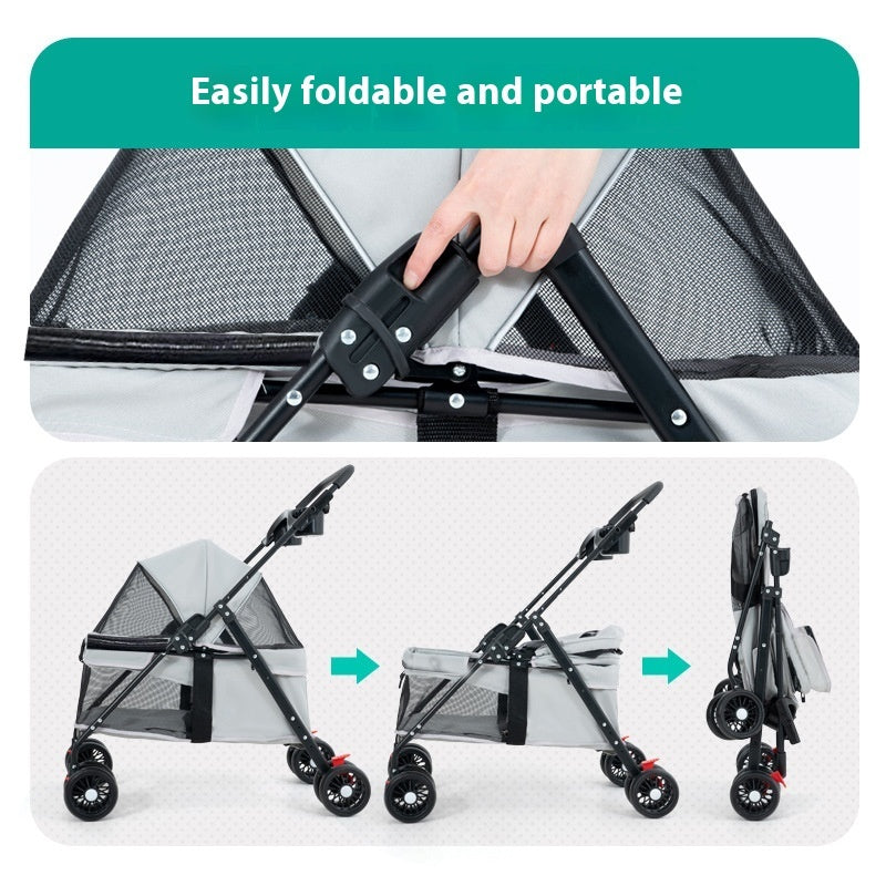 Outdoor Lightweight Foldable Trolley