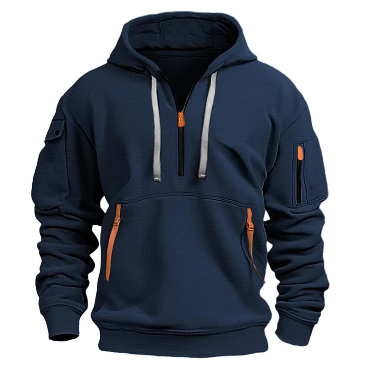 Sweat Homme Zip Multi-poches Sports