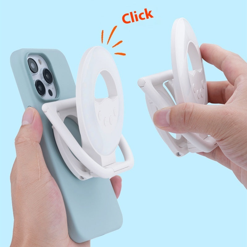 Portable Magnetic Phone Case Multifunctional Beauty Fill Light