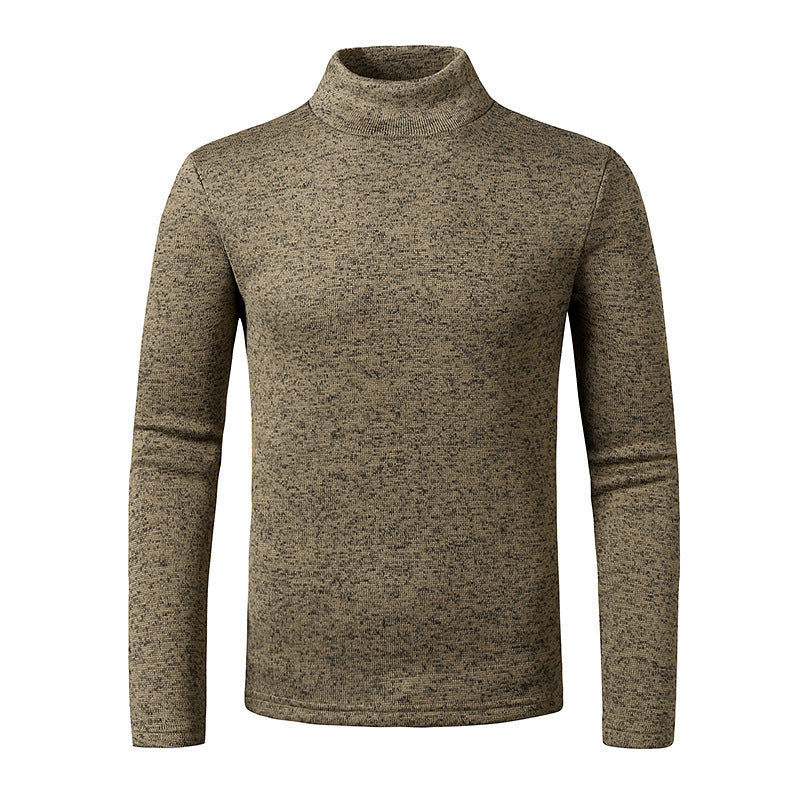 New European And American Men's High Neck Sweater For Warmth