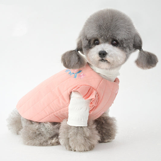 New Style Pet Cotton Vest For Autumn And Winter