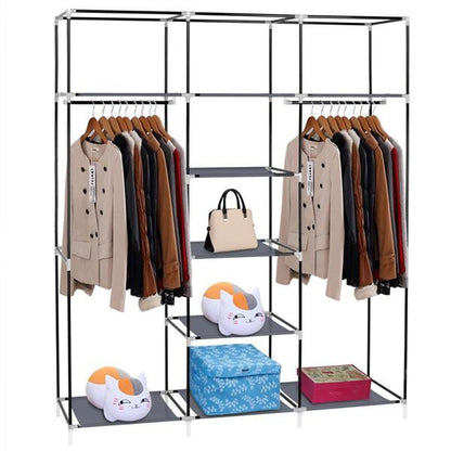 Non Woven Wardrobe With 5 Layers And 9 Compartments