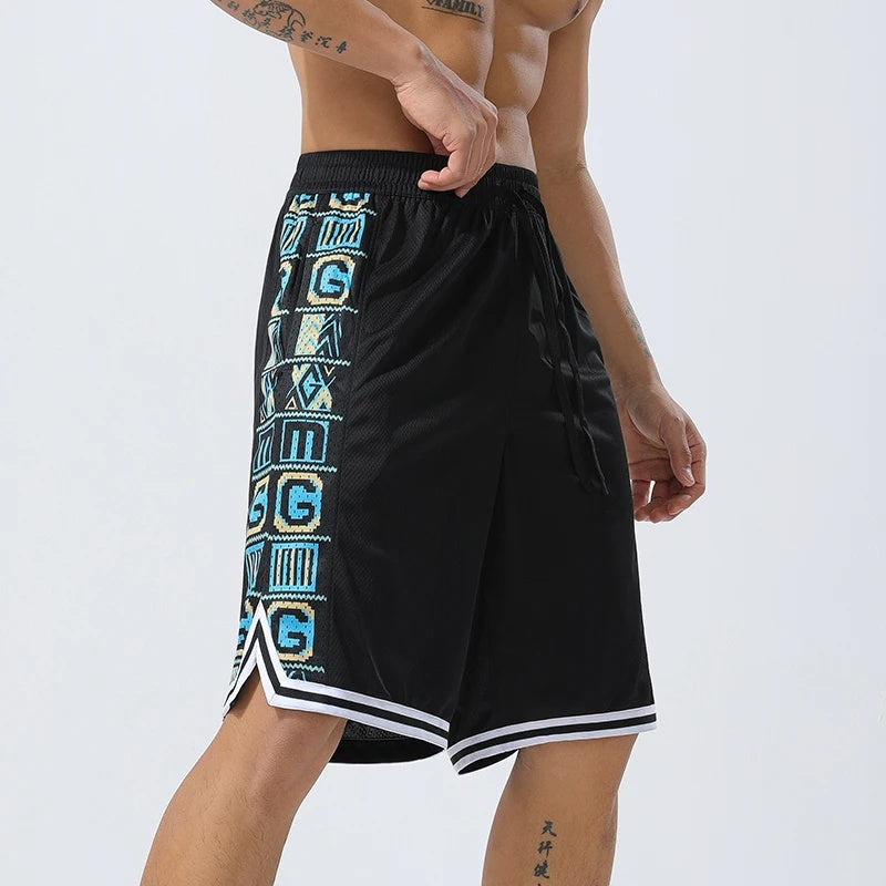 Men's Shorts Quick-drying Outdoor Beach Basketball Shorts Fitness Exercise