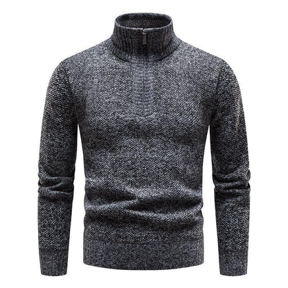 New Style Plush Men's Large High Neck Sweater