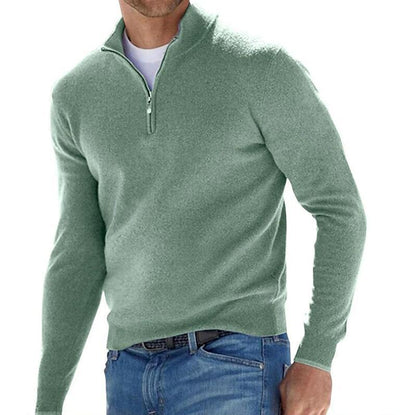 Men's European And American Long-sleeved Cashmere Undershirt