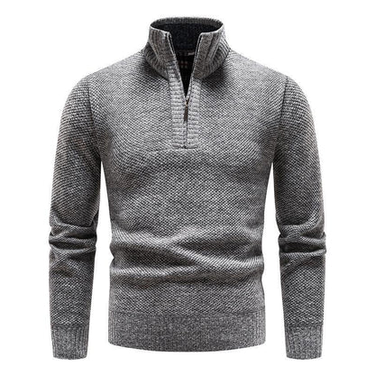 New Style Plush Men's Large High Neck Sweater