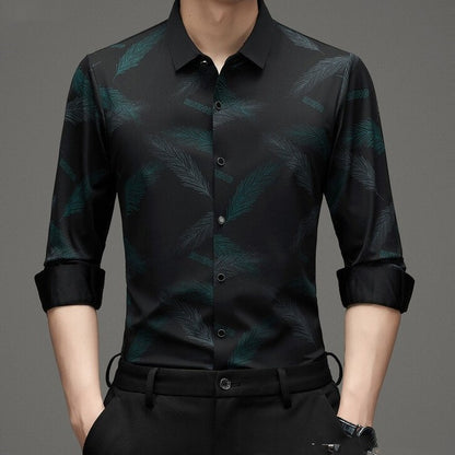 Long Sleeve Shirt Men's Trendy Non-ironing