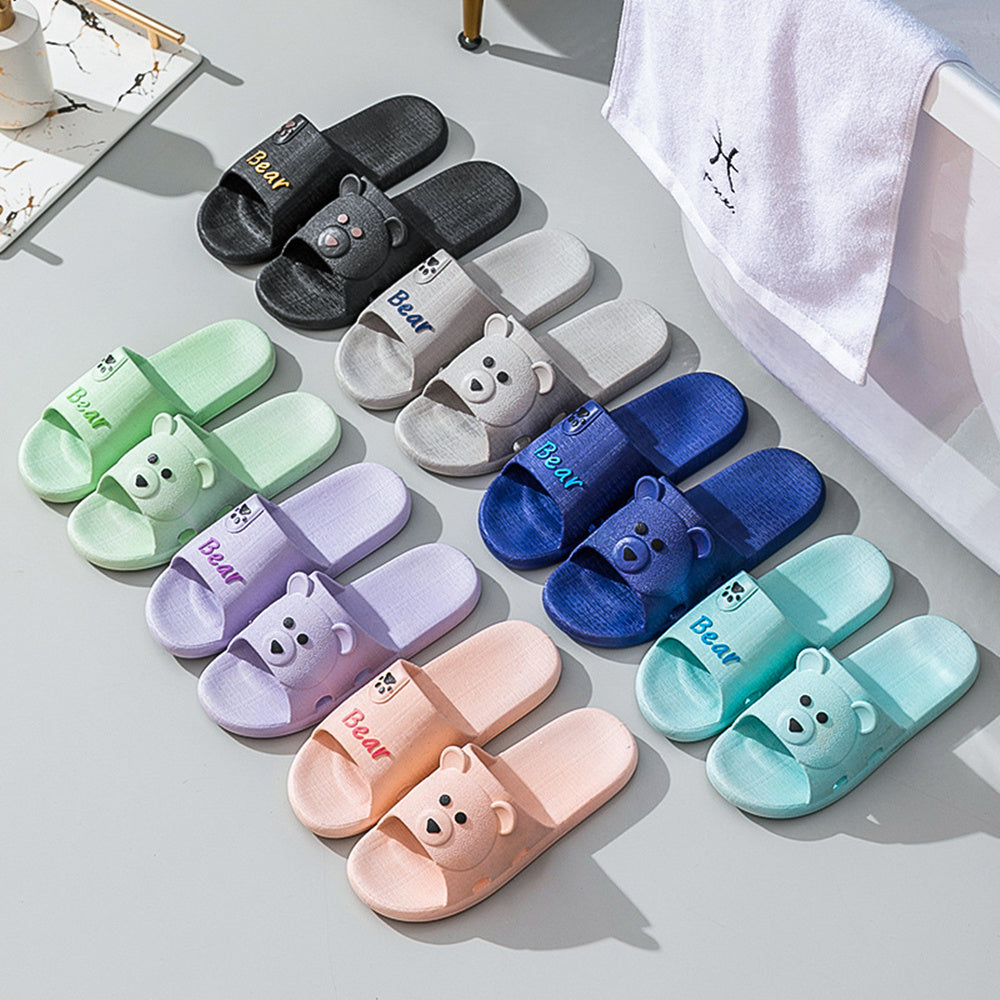 Non Slip Wear Resistant Bathroom Cartoon Soft Bottom Sandals